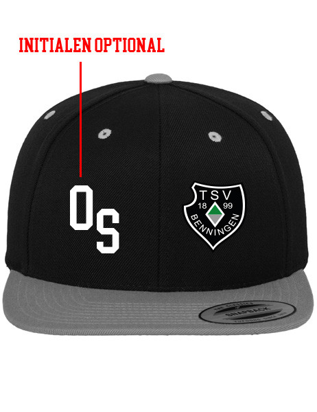 Classic Snapback 2-Tone inkl.Wappen (Initialen optional)