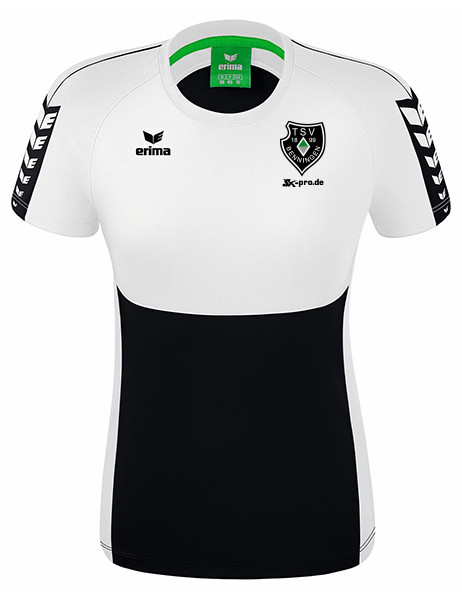 Six Wings Damen T-Shirt inkl. Wappen und Vereinsname (Initialen optional)